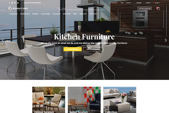 Furniture / Interior Design WordPress Theme