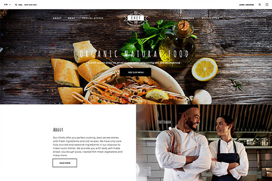Restaurant WordPress Theme
