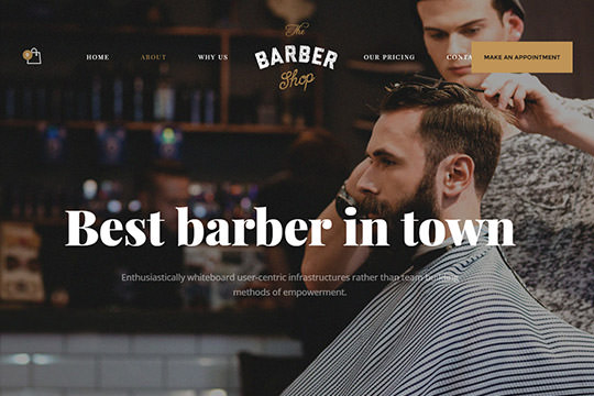 BarberShop WordPress Theme