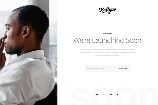 Coming Soon 2 WordPress Theme