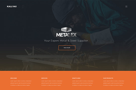 Metal Works WordPress Theme