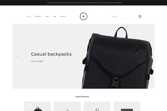 Minimal Store WordPress Theme