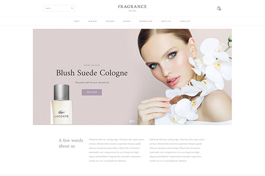 Perfume Fragarance WordPress Theme