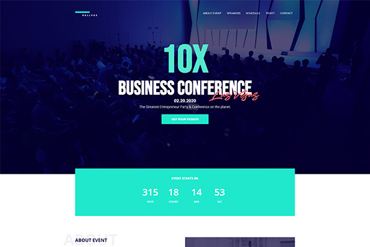 Conference WordPress Theme